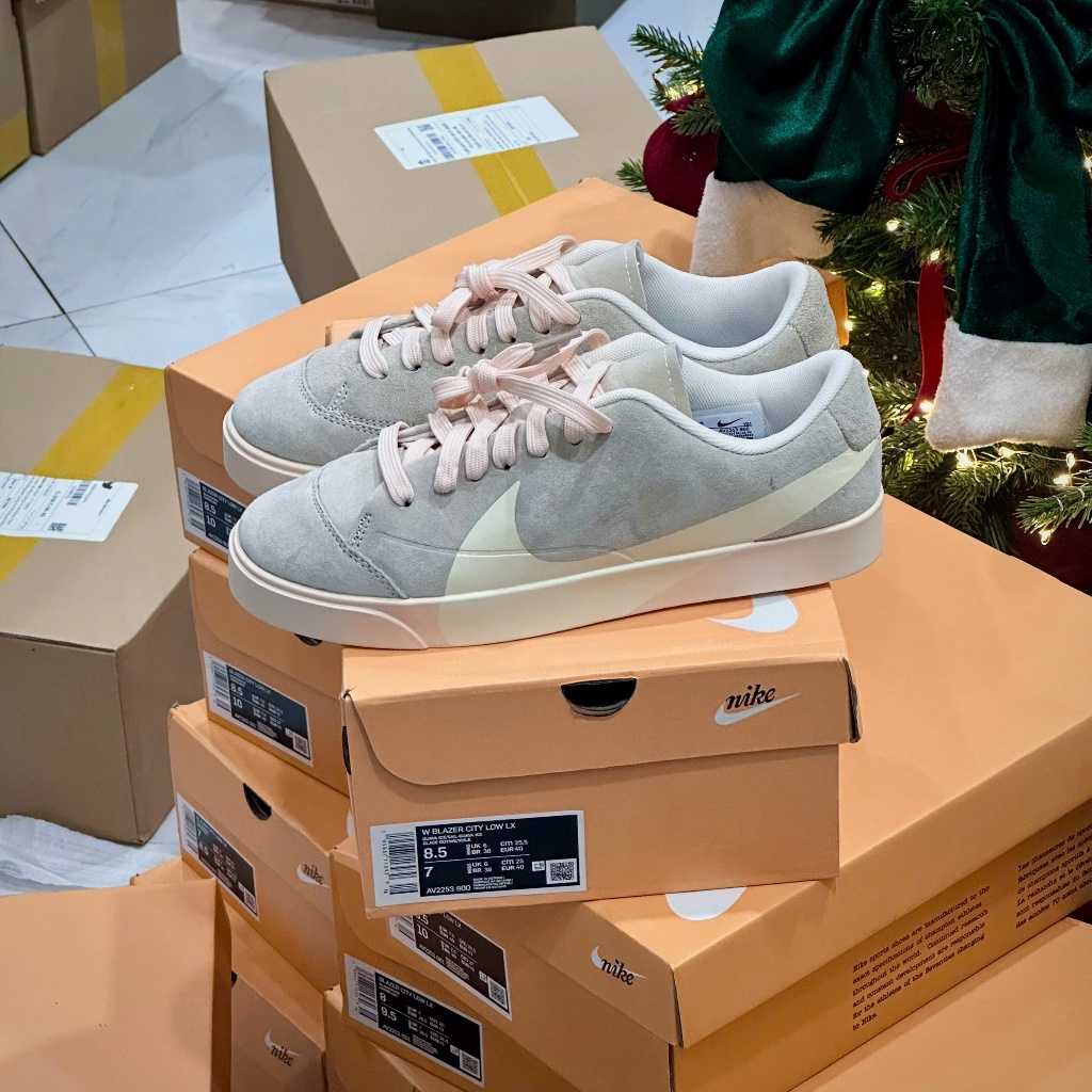 Giày Thể Thao Nike Blazer Low City “Guava Ice” – Sneaker Nữ Blazer Phối Hồng Pastel