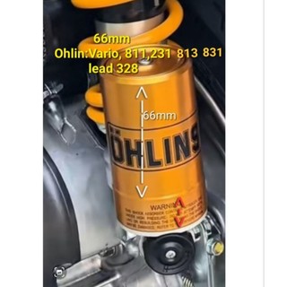Miếng dán PPF dành cho 1  bình dầu phuộc Ohlins, dán bảo vệ chống trầy xước cho 1 bình dầu  Ohlin.