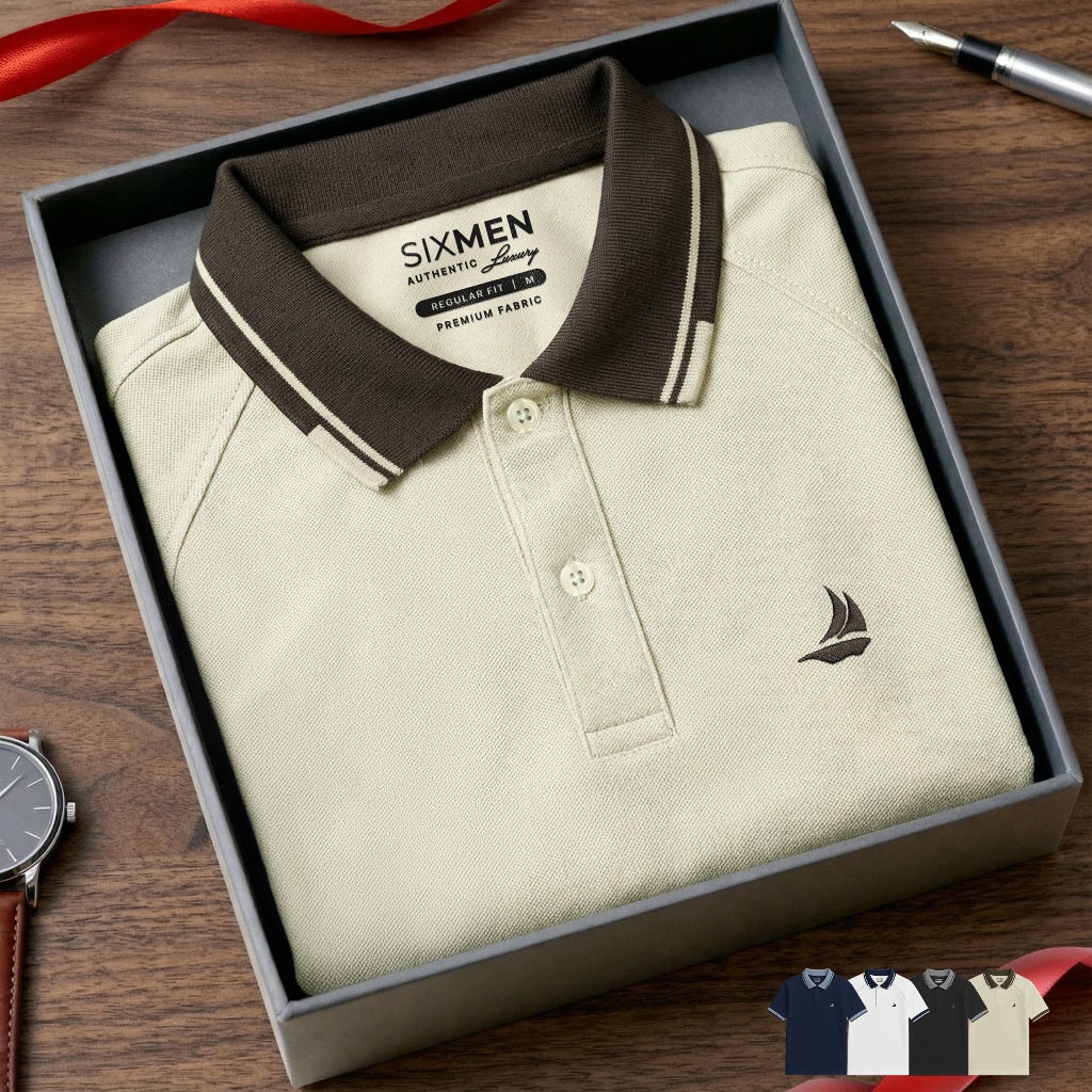 Áo Polo Nam SIXMEN Polo Haven Cổ Bẻ Tay Ngắn Vải Cá Sấu FeelMax Premium Cao Cấp Co Giãn Thoáng Mát