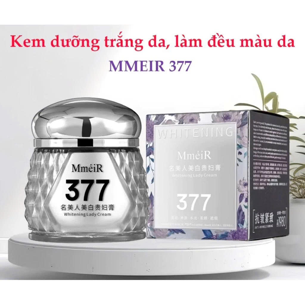 Kem Dưỡng Trắng Trẻ Hóa Da MMEIR 377 Whitening Lady Cream – Kem MméiR Làm Sáng Da, Căng Bóng Tự Nhiê