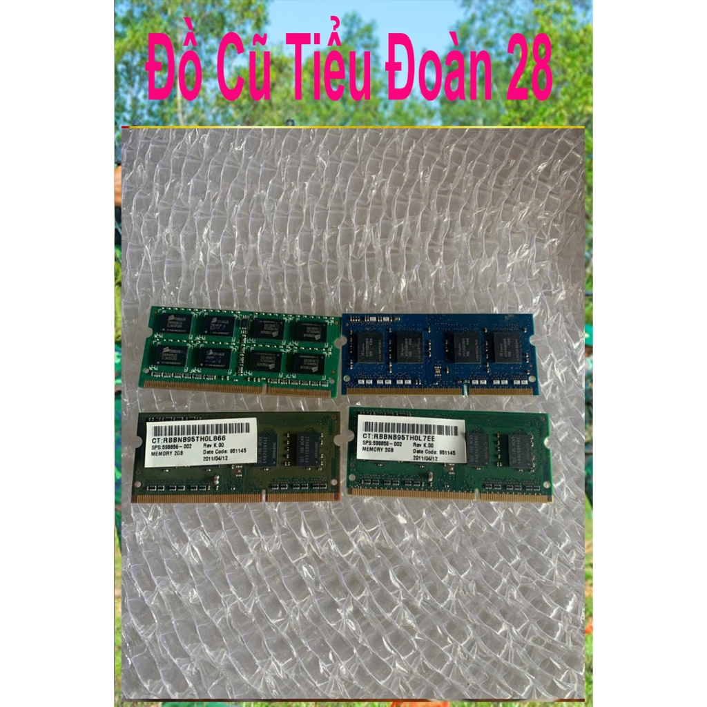 Ram Laptop Cũ Các Loại DDR4, DDR3, PC4, PC3L, PC3