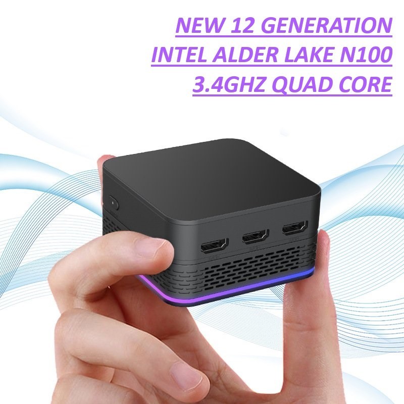 Máy Tính Mini Ultra T9 Plus – Intel Gen 12 N150 – RAM 16GB LPDDR5 – Xuất 3 Màn Hình 4K 60Hz