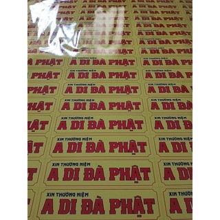 10 Decal A DI ĐÀ PHẬT