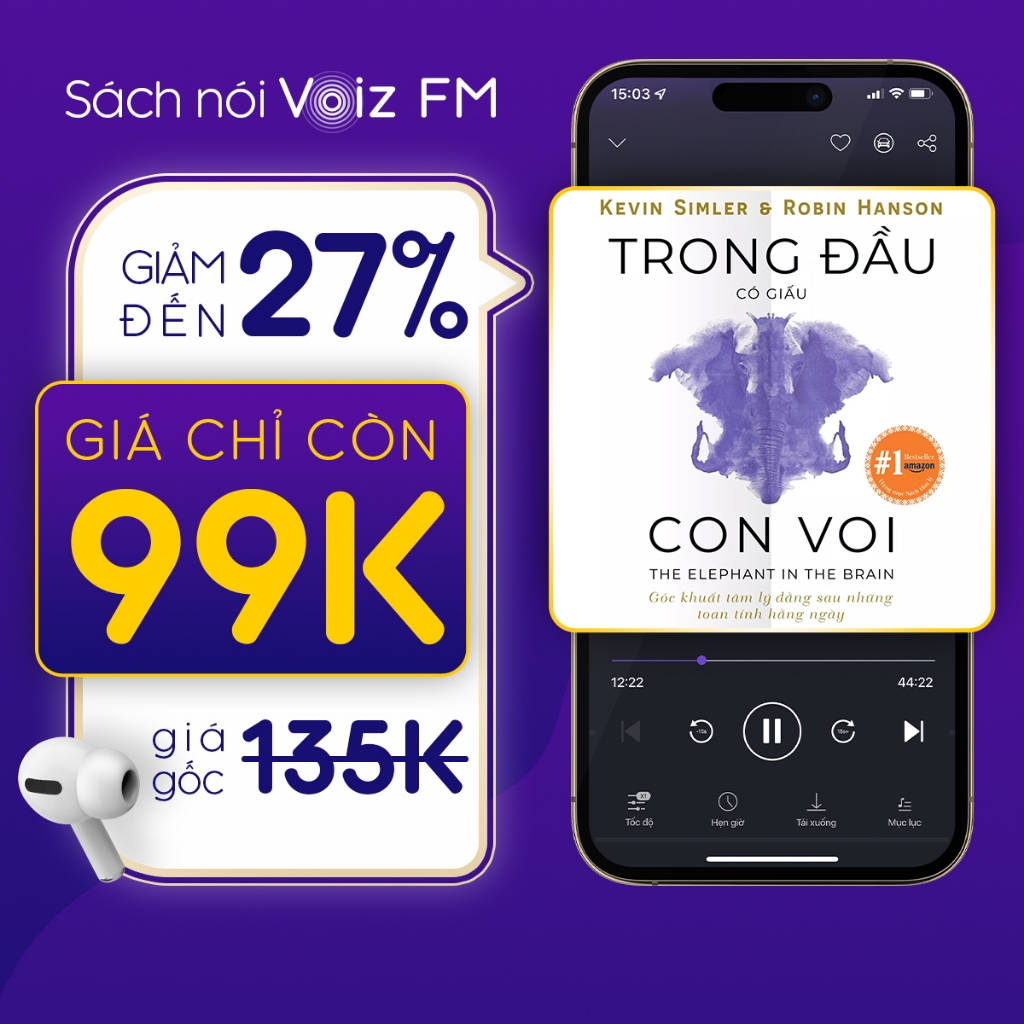 Sách nói [Trong Đầu Có Giấu Con Voi] - Voiz FM