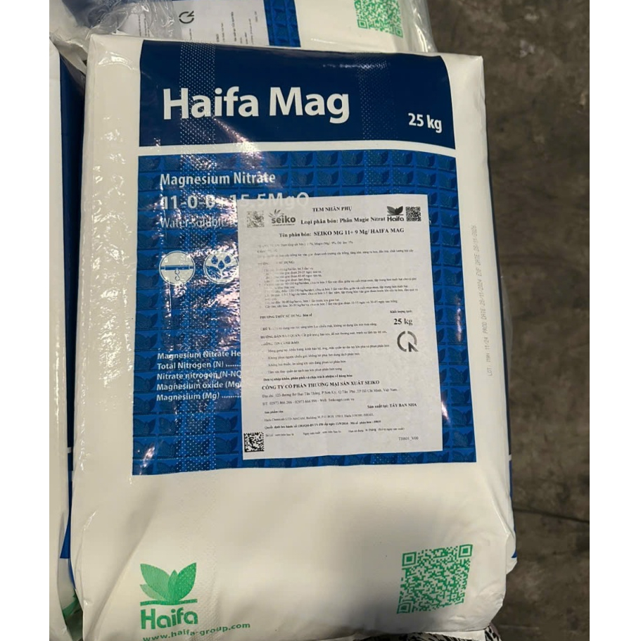 Phân bón Haifa Magie Nitrat (MgNo3) Lá Xanh Tốt, Dày lá, đâm chồi ra rễ cực mạnh, chống hiện tượng x
