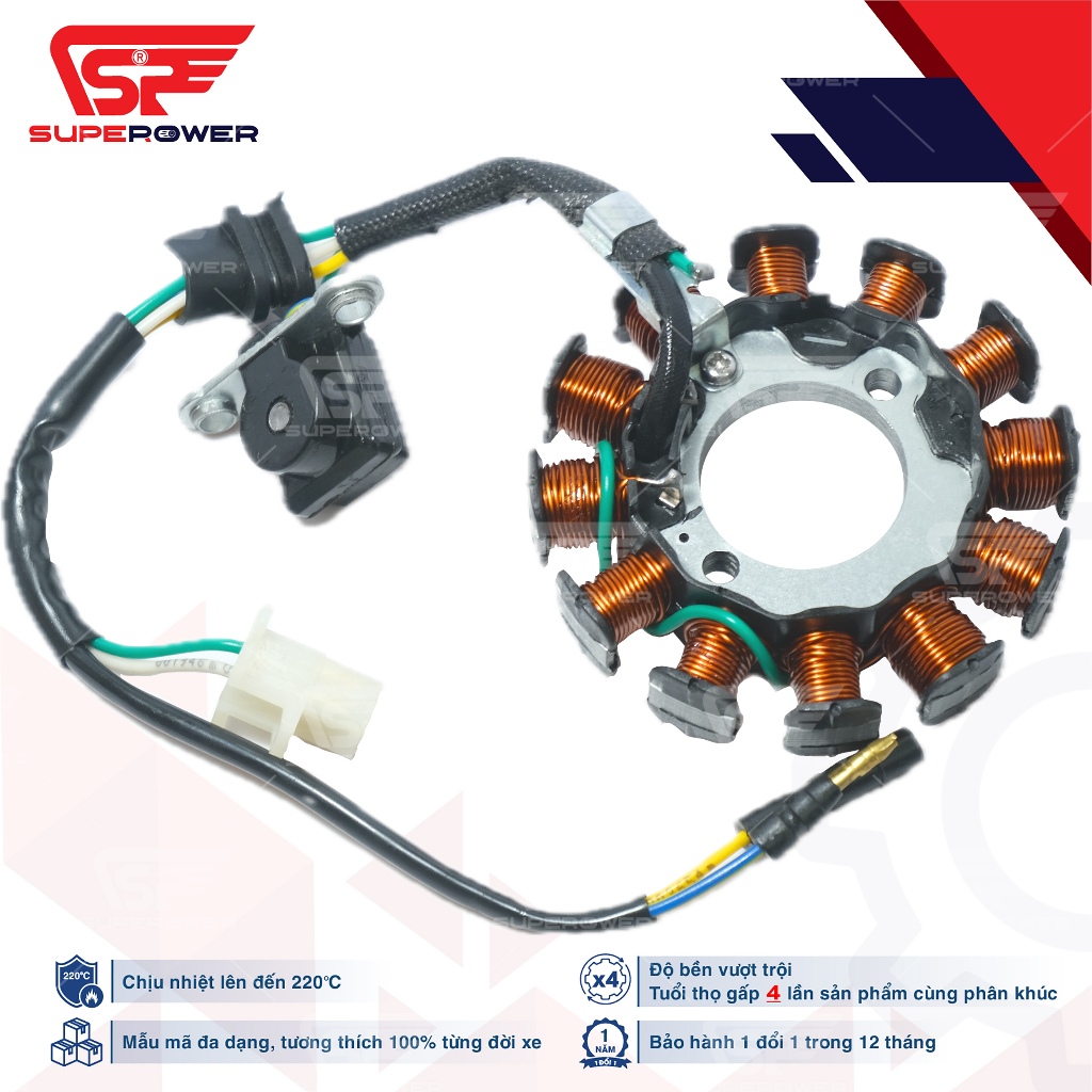 Cuộn điện ( Mâm lửa ) Xe Máy WAVE S110