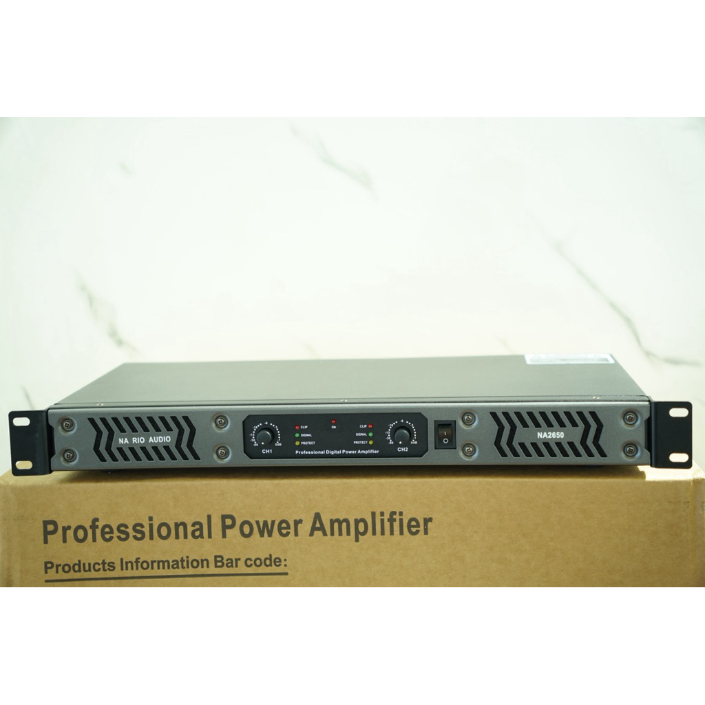 Main Đẩy class D NA2650 công suất ( 650w + 650w )