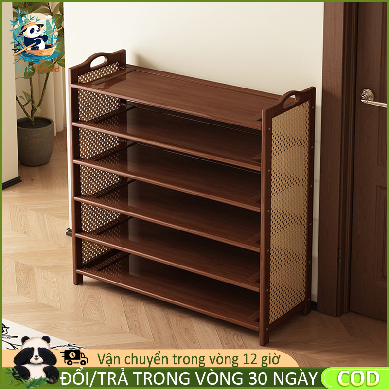 【Dày dặn và nâng cấp】Giá để giày 7tầng Mới dày lên bằng gỗ Kệ giày gỗ chắc chắn bền đẹp thiết kế đẹp tiết kiệm diện tích