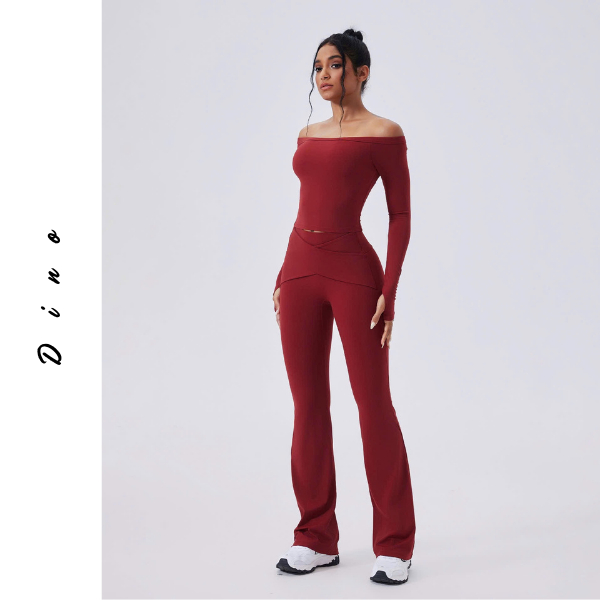 QUẦN LEGGING NỮ - QUẦN FLARED SILVIA - ĐỒ TẬP GYM, YOGA, PILATES [DINO ĐỒ TẬP]