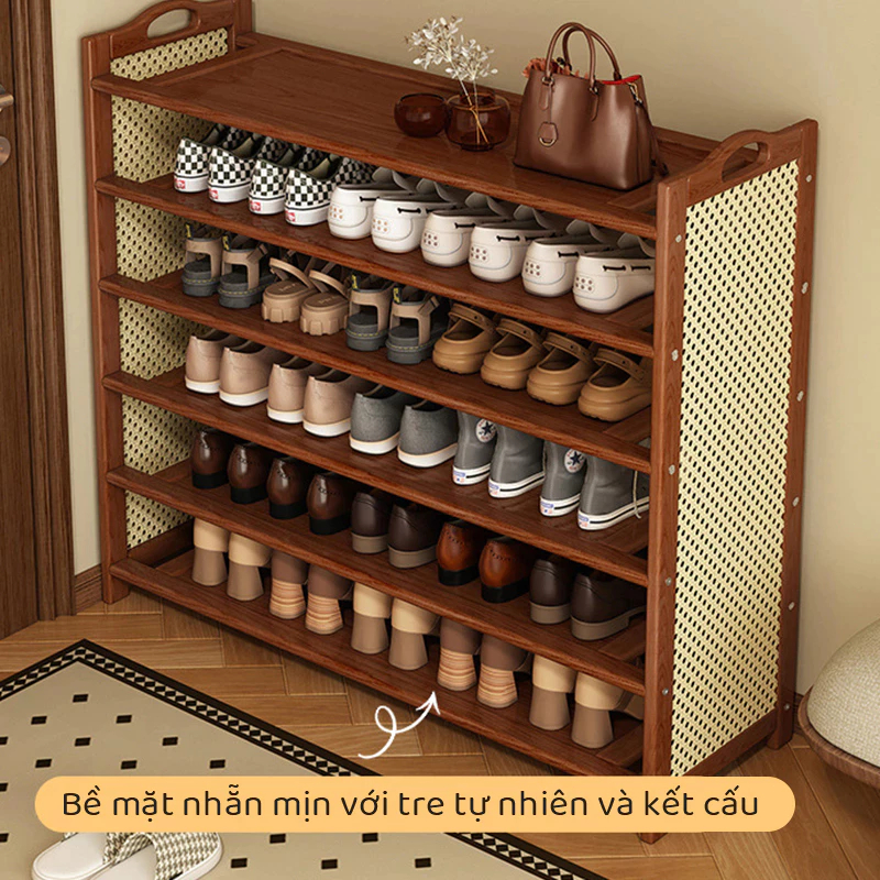 【Dày dặn và nâng cấp】Giá để giày 7tầng Mới dày lên bằng gỗ Kệ giày gỗ chắc chắn bền đẹp thiết kế đẹp tiết kiệm diện tích | BigBuy360 - bigbuy360.vn