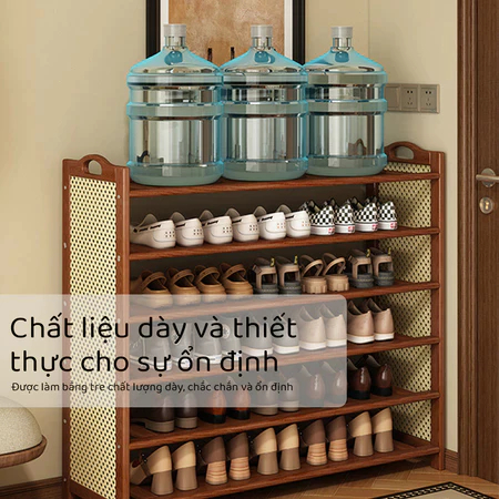 【Dày dặn và nâng cấp】Giá để giày 7tầng Mới dày lên bằng gỗ Kệ giày gỗ chắc chắn bền đẹp thiết kế đẹp tiết kiệm diện tích | BigBuy360 - bigbuy360.vn