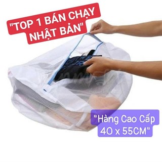 Lưới giặt đồ mịn aisen lk208 lưới mịn 100% polyester siêu bền, khóa kéo chắc chắn, giữ quần áo luôn mới