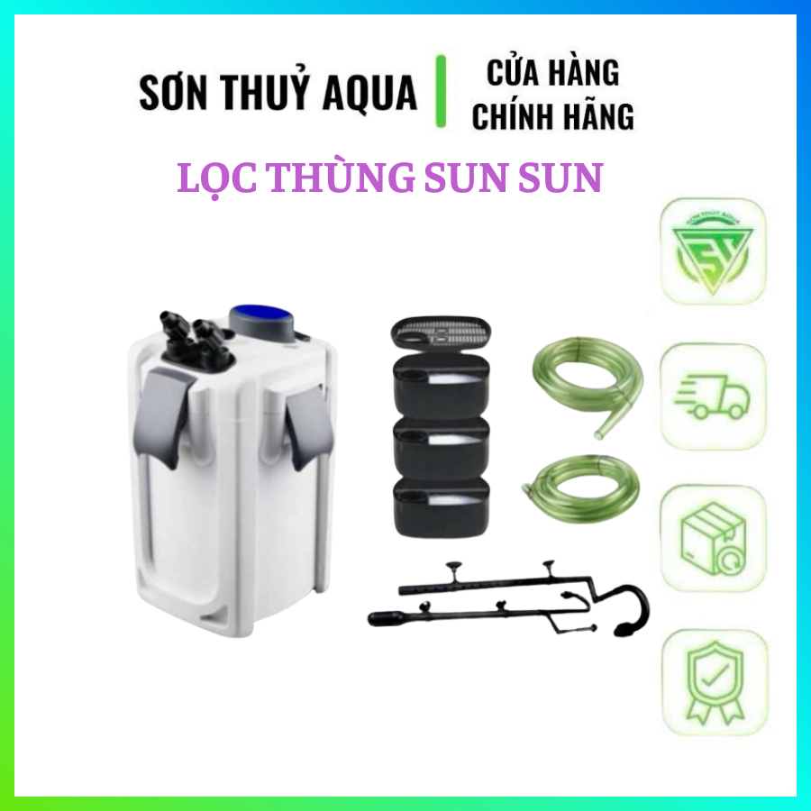 Lọc thùng Sunsun Hw 703A-703A-704A dành cho bể cá cảnh -Akadama