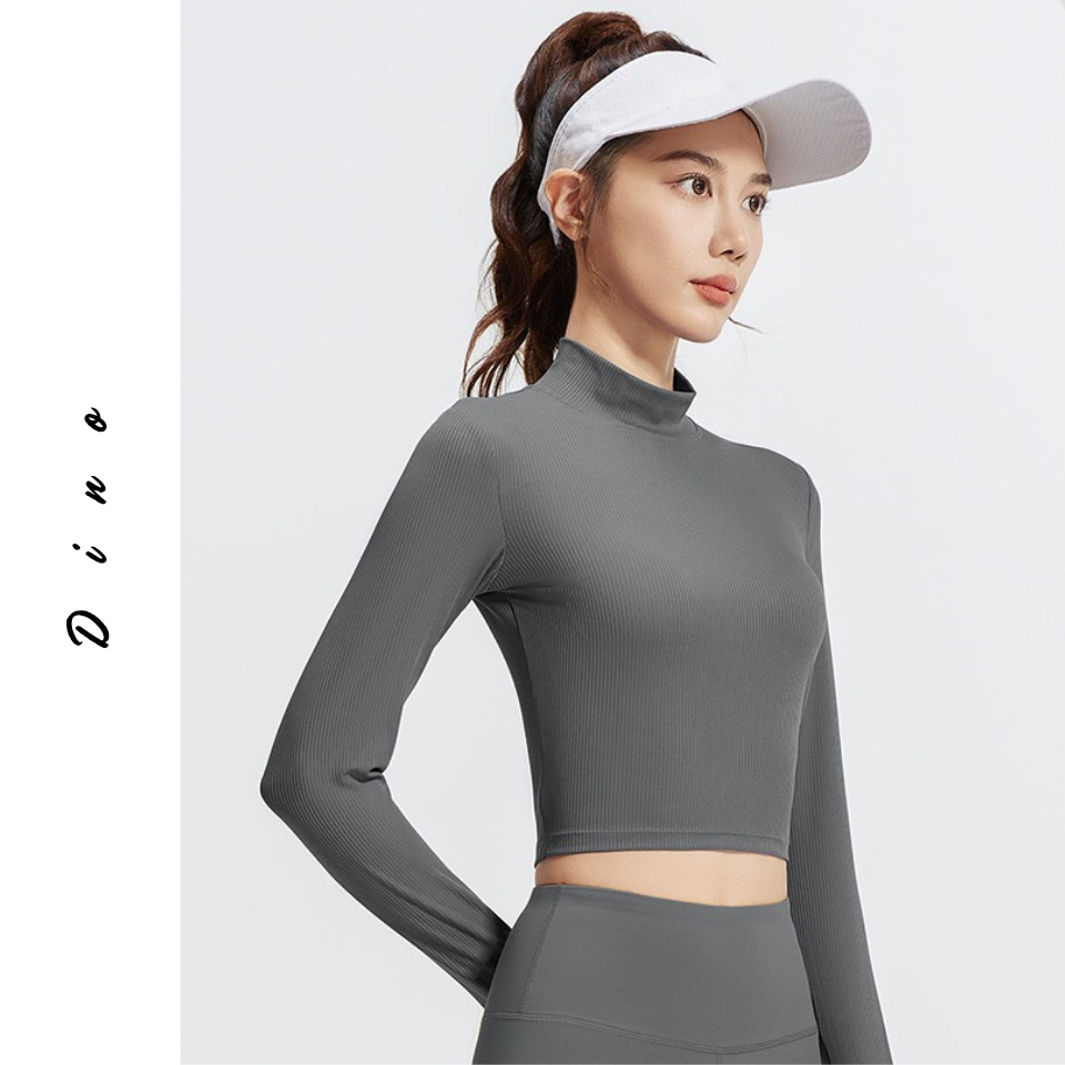 ÁO THỂ THAO NỮ - ÁO TAY DÀI THUN GÂN - ĐỒ TẬP GYM, YOGA, PILATES [DINO ĐỒ TẬP]