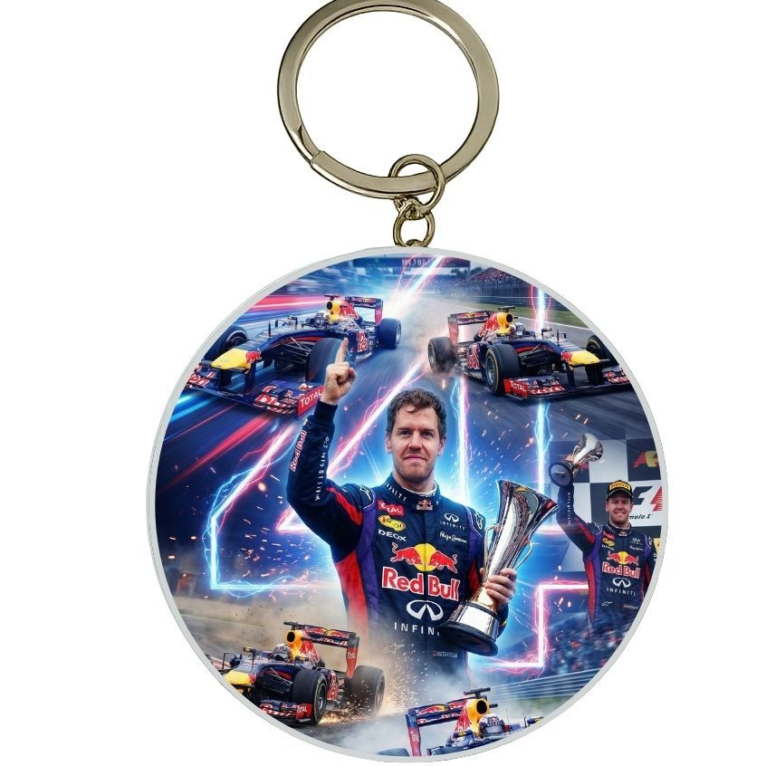 MÓC KHÓA THIẾC IN HÌNH SEBASTIAN VETTEL