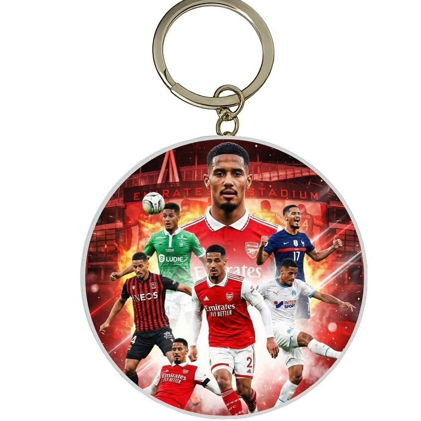 MÓC KHÓA THIẾC IN HÌNH WILLIAM SALIBA MẪU 2