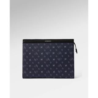 [Hàng Đặt Trước] Túi da nam Leonardo Clutch Monogram Neo Da Microfiber Cao Cấp Phối Màu Lịch Lãm Đi Tiệc Làm Quà Tặng