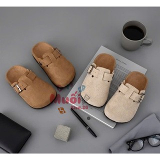(from nhỏ tăng size) Dép Sục Da Lộn Cho Bé Trai Bé Gái Thời Trang Đế Êm Nhẹ, Dép Sục Cho Bé