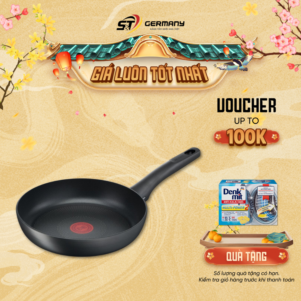 Chảo rán TEFAL Ultimate hàng nhập khẩu, chảo rán chống dính đáy từ HCM  GermanySnT