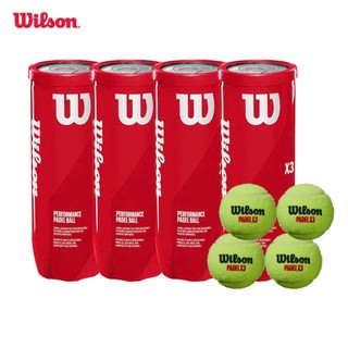 Wilson X3 Set bóng Padel - 3 Ball Can WR8900801001