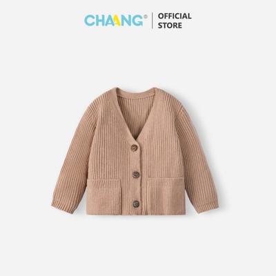 [CHAANG 12M-6Y] Áo len cardigan Holiday cho bé gái và bé trai SS26