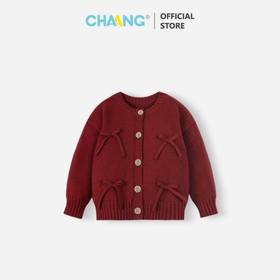 [CHAANG 12M-6Y] Áo len cardigan Holiday cho bé trai và bé gái SS26