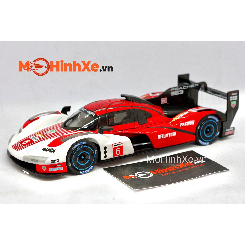 Mô hình xe Porsche 963 1:22 Double Horses