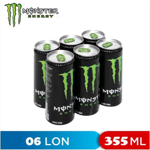 Lốc 6 Lon Monster Energy Nước Tăng Lực 355ML/Lon