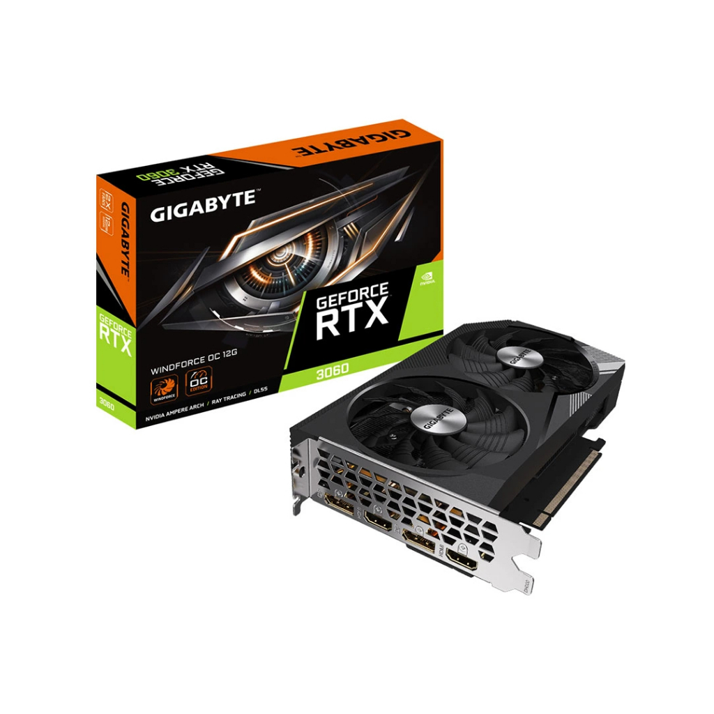 Card Màn Hình VGA Gigabyte RTX 3060 12GB Windforce OC GDDR6 NEW FULL BOX BẢO HÀNH HÃNG 04/2029