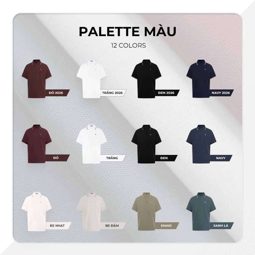 [BEST SELLER] Áo polo nam cao cấp ICON DIAMOND, POLO QUỐC DÂN, vải CVC Diamond sang trọng - POLOMANOR | BigBuy360 - bigbuy360.vn