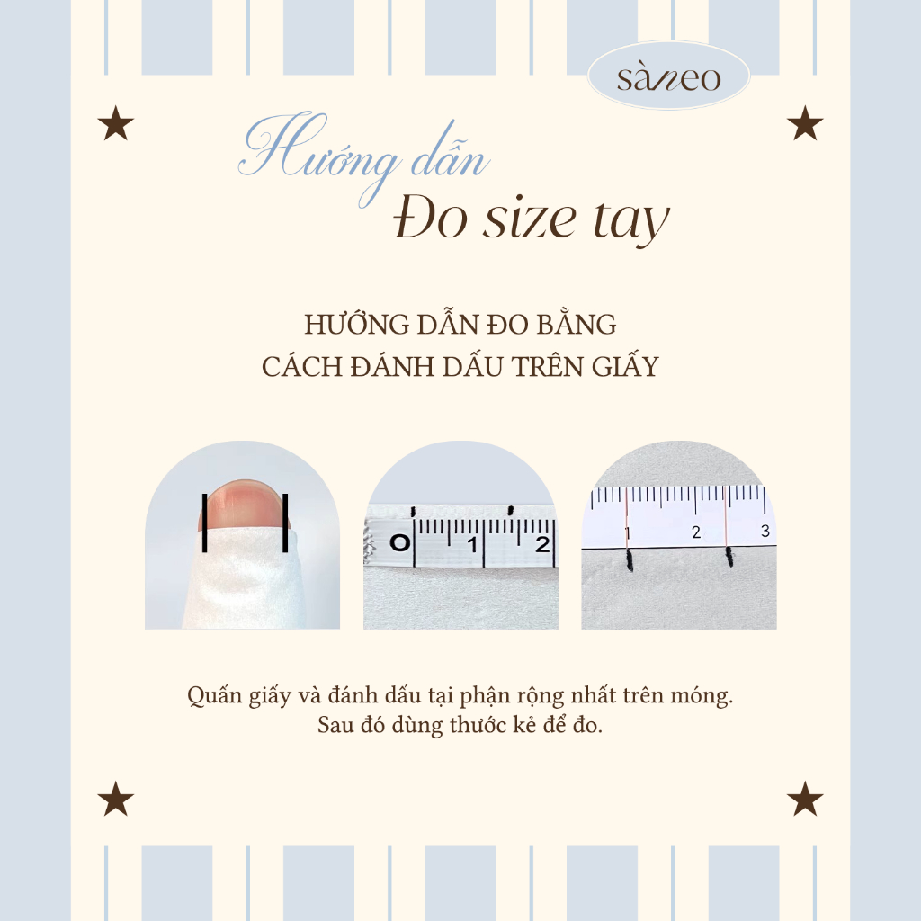 Nailbox chấm bi mắt mèo nâu mocha SÀNEO Nailbox - Móng giả form ngắn sang chảnh MM01 | BigBuy360 - bigbuy360.vn