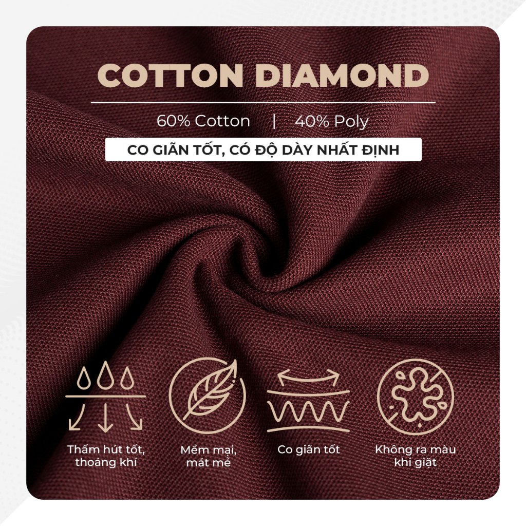 [BEST SELLER] Áo polo nam cao cấp ICON DIAMOND, POLO QUỐC DÂN, vải CVC Diamond sang trọng - POLOMANOR | BigBuy360 - bigbuy360.vn