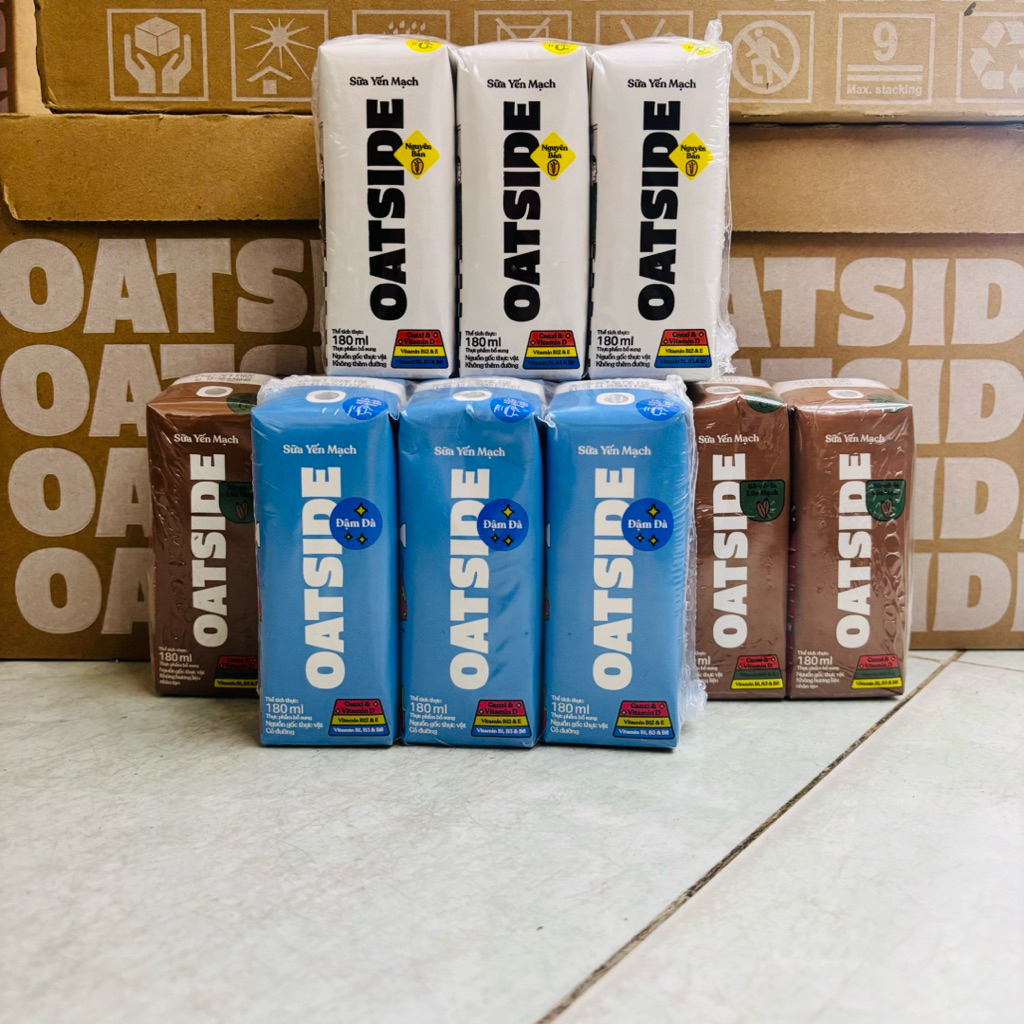 Thùng Sữa Yến Mạch Oatside 180ml 24hộp