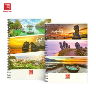 Sổ lò xo 200 trang A4 Hồng Hà Landscape - 4145