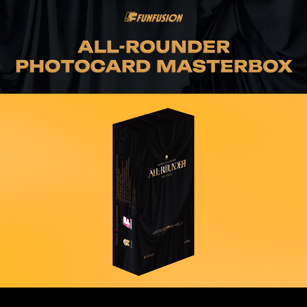[Masterbox - 10 pack] ALL ROUNDER PHOTO CARD - BST OFFICIAL MERCHANDISE | SOOBIN LIVE CONCERT ALL-RO