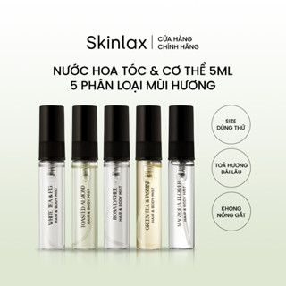 Nước Hoa Tóc & Cơ Thể - Hair & Body Mist SKINLAX Phiên Bản Mini Size 5ml