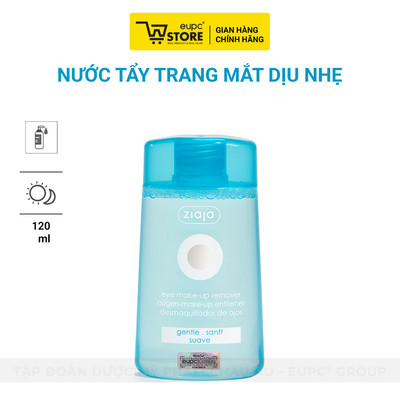 Nước Tẩy Trang Dịu Nhẹ Cho Mặt Và Mắt Ziaja Eye Make-up Remover 120ml