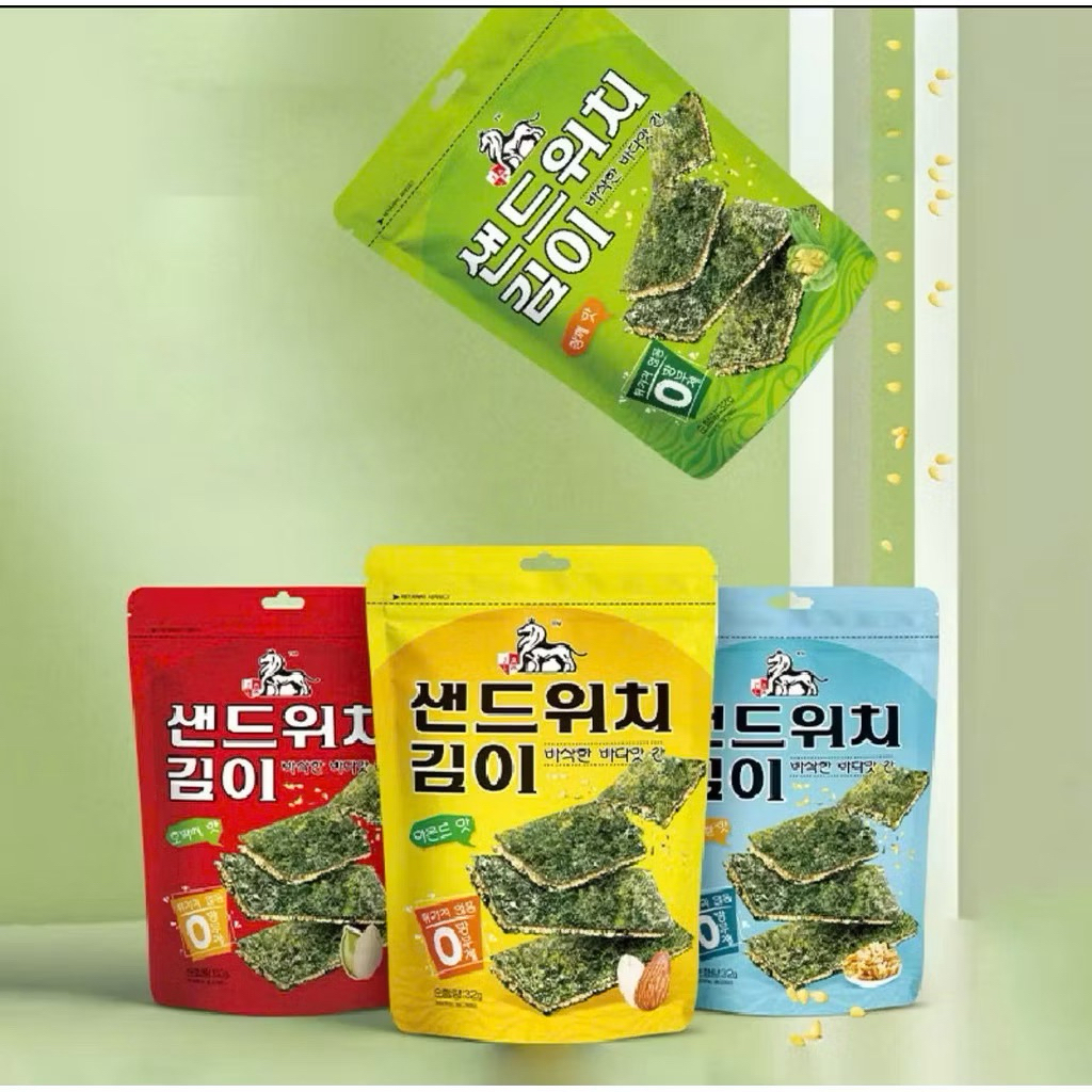 Rong biển kẹp hạt dinh dưỡng Healthy Ít Calo Ăn liền