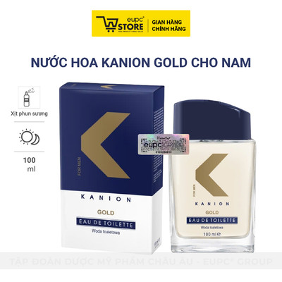 Kanion For Men Gold Eau De Toilette 100ml - Nước hoa Kanion Gold cho nam