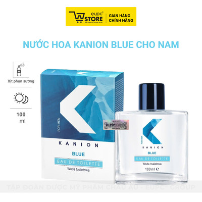 Kanion For Men Blue Eau De Toilette 100ml - Nước hoa Kanion Blue cho nam