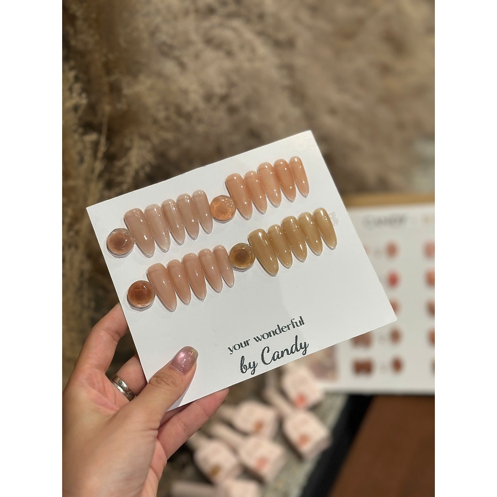 Sơn Thạch tone nâu nude 15ml, chất đặc không chảy ( Hàng Chính Hãng )