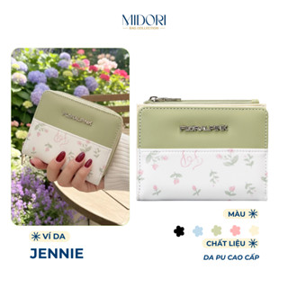 Ví Da PU Cầm Tay JENNIE Nam Nữ Bóp Đựng Tiền Thẻ Nhiều Ngăn Cao Cấp | MIDORI BAG COLLECTION
