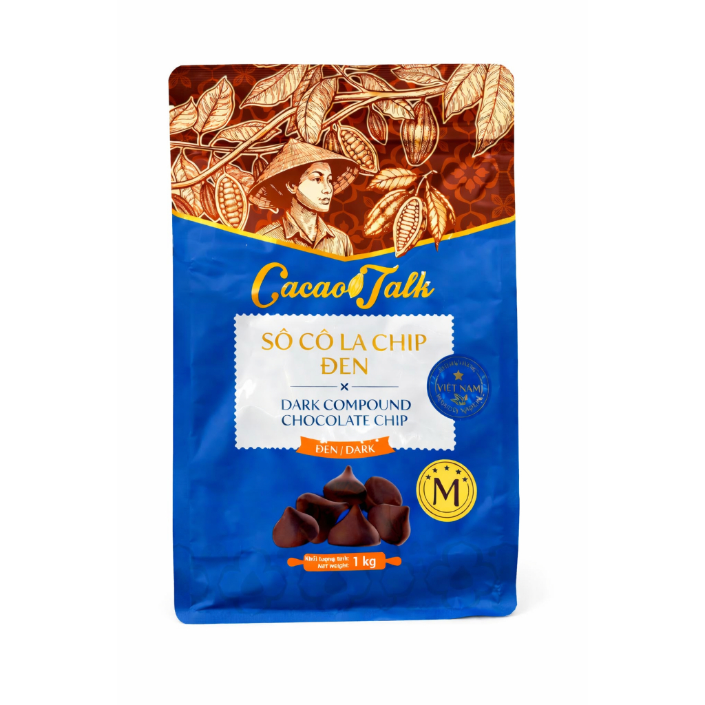 Socola chip đen Fancy (GÓI TO 1KG)
