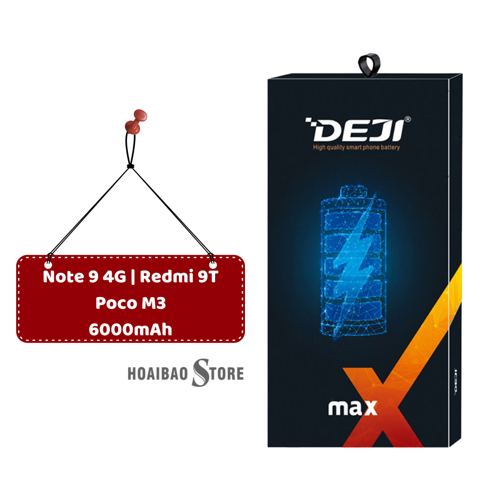 Pin chính hãng Deji cho Xiaomi Redmi Note 9 4G | Redmi 9T | Poco M3 - BN62