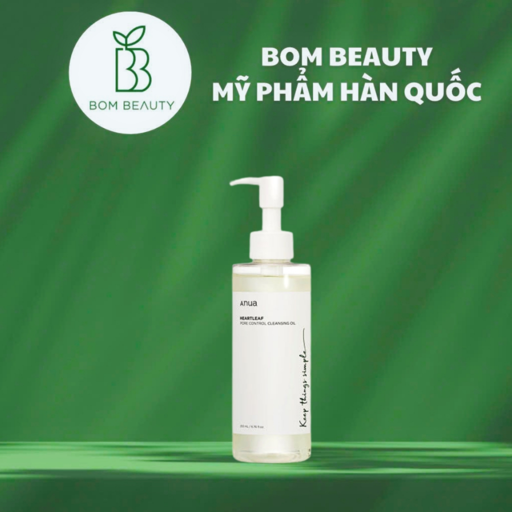 Dầu tẩy trang sạch sâu anua ANUA Heartleaf pore control cleansing oil (hàng nhập khẩu)