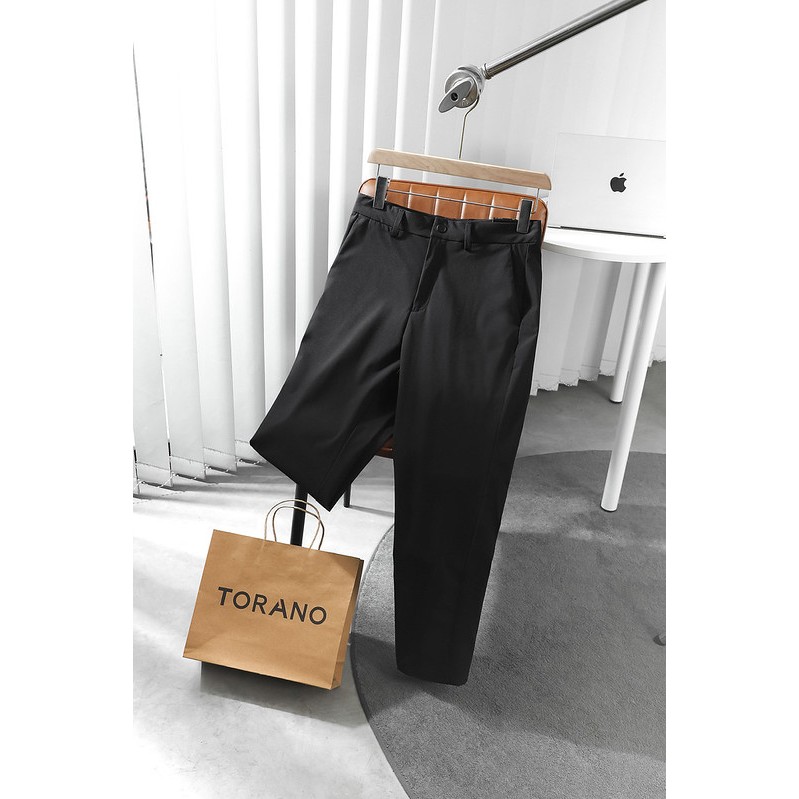 Quần âu SLIM FIT TROUSERS TORANO slim-fit cạp trơn lịch lãm – tinh tế - nam tính FABT007 | BigBuy360 - bigbuy360.vn