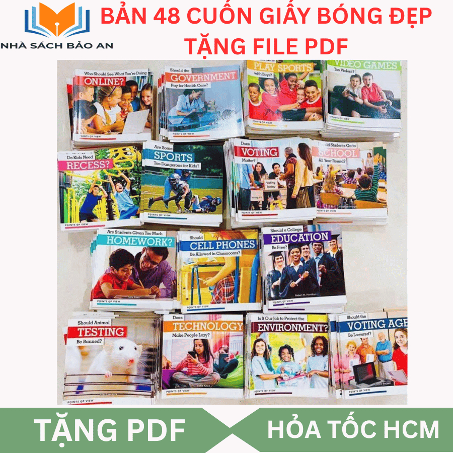 Sách Debate - Points Of View 48 cuốn - Nhập Trung siêu đẹp