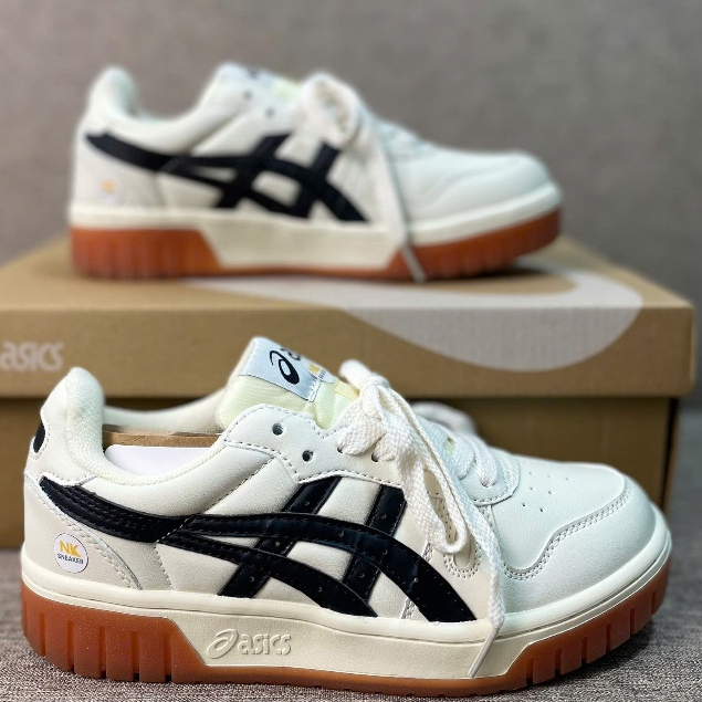 Giày Asics Court MZ Chính Hãng | Sneaker Trắng Đen | Đi Học, Đi Chơi