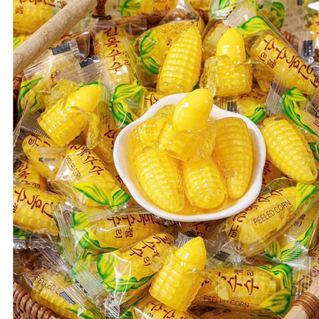 1Kg Kẹo Ngô Dẻo Trong Suốt Nhân Chảy