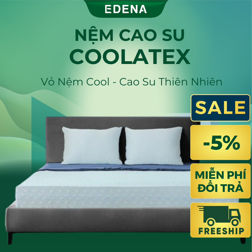 Nệm cao su thiên nhiên Edena Coolatex